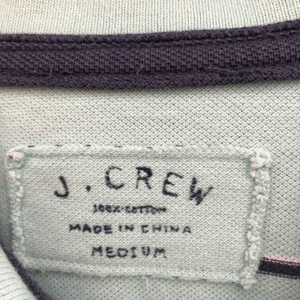 J. Crew Striped Polo 100% Cotton, No Tuck